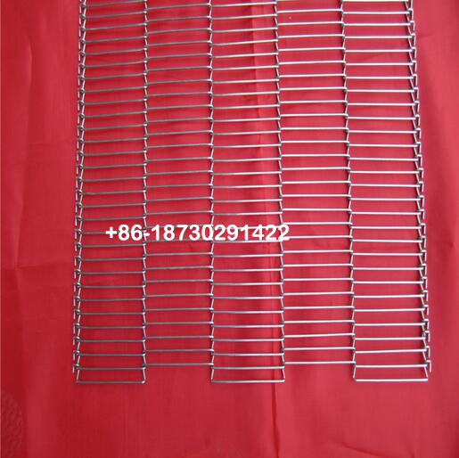 Pizza Convey Ladder Belt on Machine Stainless Steel 304 316 Flat Flex Wire Mesh Belt made in China