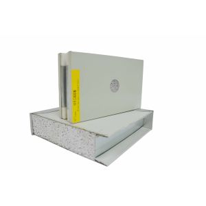 White Easy To Assemble Silicon Rock Cleanroom Panels For Electronics Industry