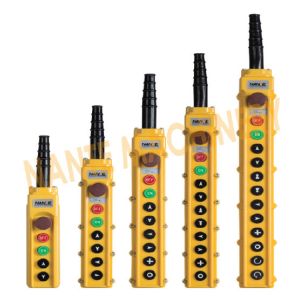 Industry 2 - 8 Buttons Remote Pendant Control For CD / MD Hoist , Easy Operating