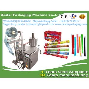 stainless steel high quality ice lollipop packaing machine liquid frutis syrup