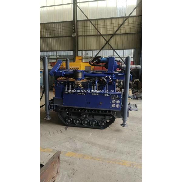180m Mini Crawler Water Well Drilling Rig with 77.3KW YuChai Engine for Borehole