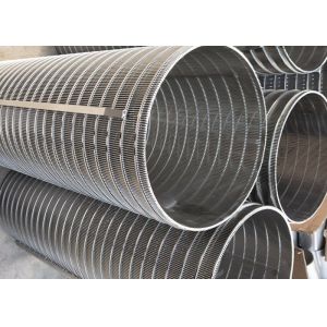 Rotary Drum Johnson Wire Screen For Sugar Industry External Diameter 25--300mm