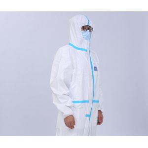 Medical Use Disposable Non Woven Coverall With Without Shoe Cover