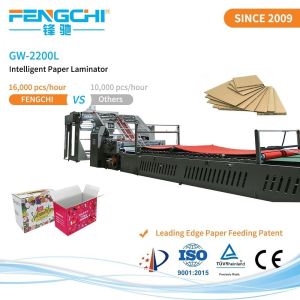 High Speed 165m/Min Hot Laminating Litho Laminator for Household Appliance Boxes