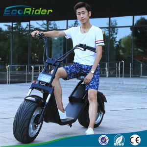 40-50KM/H 2 Wheel Electric Scooter With Big Wheels / Fashion City Scooter With