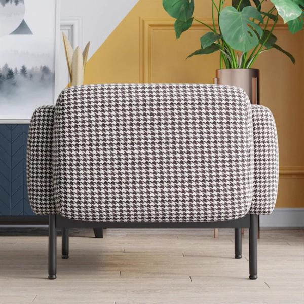 Hotel single sofa chair bedroom sofa custom fabric leisure chair