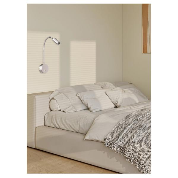 Led hose reading spotlight 220V Anglo American European wall spotlight led hose spotlight plug-in