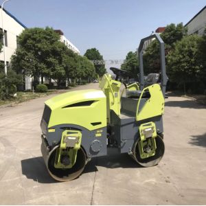 2-ton single drum roller, green road press, road press Ride-on vibratory roller