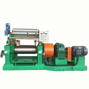 ISO / CE Open Rubber Mixing Mill With Automatic Stock Blender