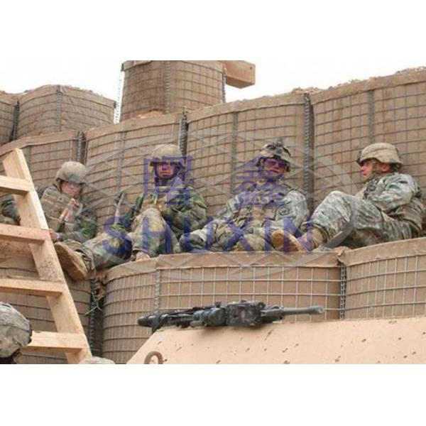 Buy Heavy Galvanized Military Barrier Iron Wire Mesh Sand Filling Mil10 at wholesale prices