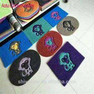 Quality Logo embossed monkey pattern pvc floor mat for sale
