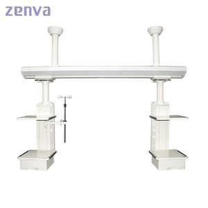 Hospital Medical Ceiling Pendant Aluminum Alloy Double Arm Pendant