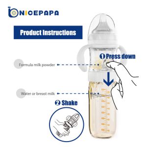 Baby Milk Anti Colic Feeder PPSU Glass Bottles 240ml TPE free