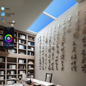Quality Dimmable Tuya Virtual Skylight Ceiling Panel Practical 1150x140 Multi Scene for sale