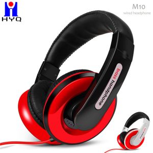 ABS Heavy Bass Wired Earphones 1.2m Over Ear Headphones With Mic Wired