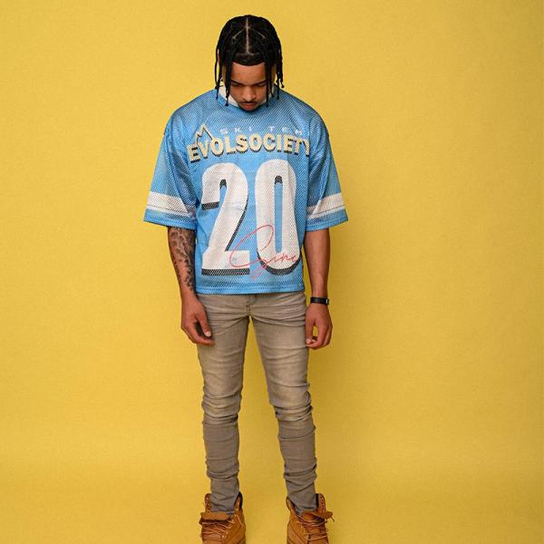 Buy Custom V Neck Screen Print T Shirts Quick Dry Oversized Tshirts Boxy Mesh Soccer Wear Basketball Football Jersey T-shirt for Men at wholesale prices