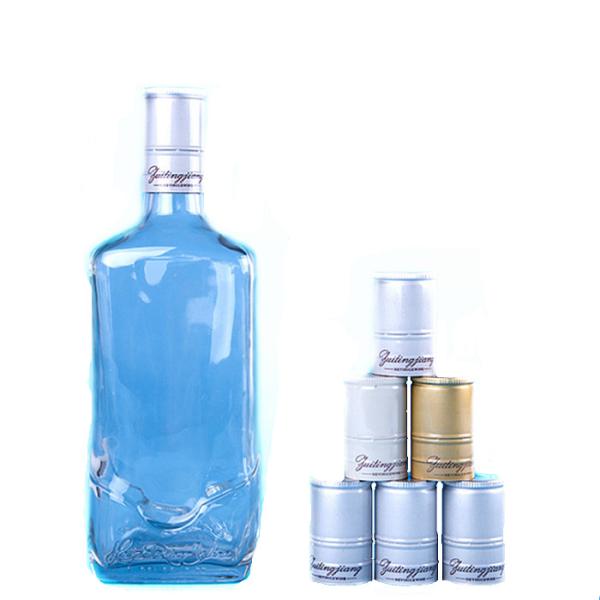 Customized Embossind Wine Bottle Lids 30x45mm Aluminium Ropp Caps