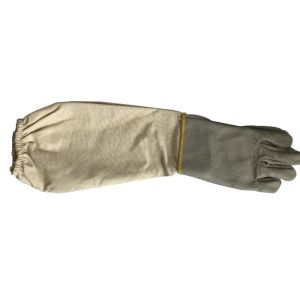 High Quality White Cowskin Bee Glove With Thick Cuff