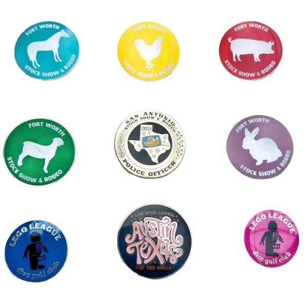 Custom 1.5in Soft Enamel Lapel Pins for Branding