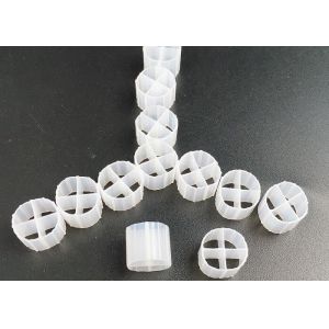 Long Life Span MBBR Filter Media 4 Holes Environmental Friendly