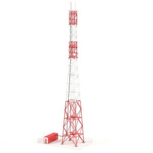 China Self Support Mobile Communication Tower 4 Legged Angel Steel on sale