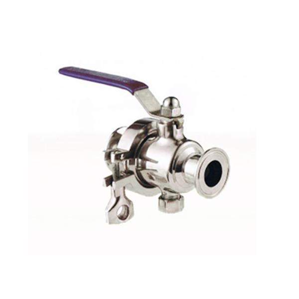 Buy Non Resort Sanitary Ball Valve , Threaded / Clamped High Pressure Full Port Ball Valve at wholesale prices