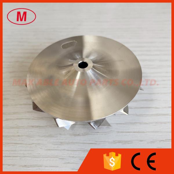 GT15-25 49.62/61.98mm 6+6 blades Turbo milling/aluminum 2618/billet compressor wheel