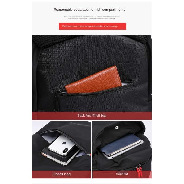 Wholesale new custom men's and women's backpack Lightweight nylon Waterproof leisure fashion school bag