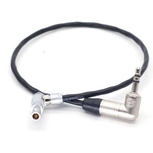 China Right Angle Lemos 4pin to 3.5mm Audio Plug Timecode Cable for Tentacle Sync Red EpicRed Scarlet-WRed Raven Weap Gemini on sale