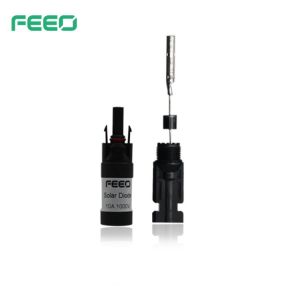 China Low Power Loss FMC4D UL94-VO Solar Cable Connector on sale