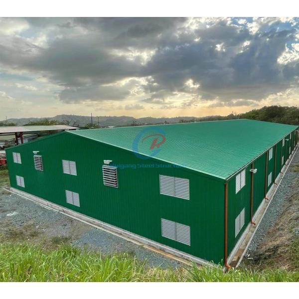 Prefab Prefabricated Steel Structure Hangar Workshop Building Warehouse With Large Span