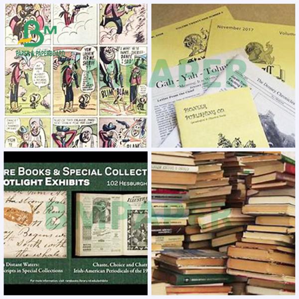 45gsm 48.8gsm Good Opacity Newsprint Packing Paper For Shoes Industry