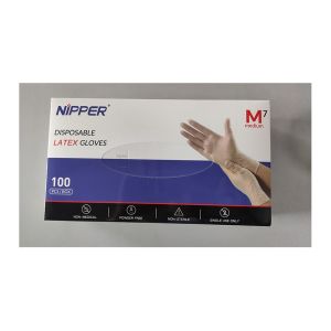 Wholesale Washing Up Latex Non-Powdered Blue Vinyl-Nitrile Gloves