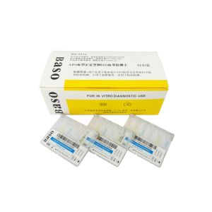 ABO And RhD Blood Typing Card With 6 Wells/Card 12 Cards/Box