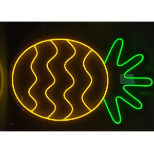Ananas Neon Sign handemade fruits neon sign shenzhen handmade sign