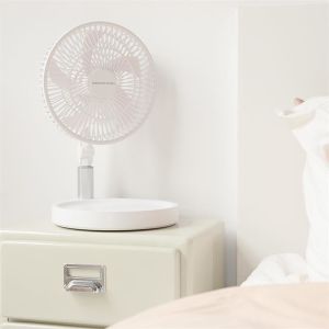 Hebronfan Mini Usb Rechargeable Small Table Desktop Foldable Electric Fan