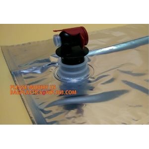 Aseptic foiled packaging bag in box for wine/juice/carbonated beverage,3L