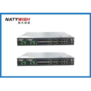 1U 19 Inch 8 Port GPON OLT Support Dual Power Supply With SNMP / WEB Management