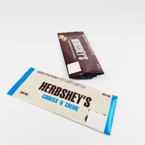 Cannabinoids Chocolate Bar Recyclable Plastic Bag Digital Printing Foil Bag