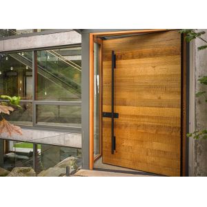 Solid Wood Modern Pivot Front Doors