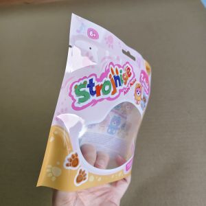 Eco-Friendly Kids Snack Bags with Clear Window & Hook | Lightweight, Durable &