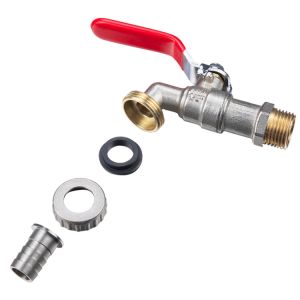 Quality 1/2&quot;-1&quot; Garden Water Tap-10-110℃ Outdoor BSP Thread Connection Brass Bibcock for sale