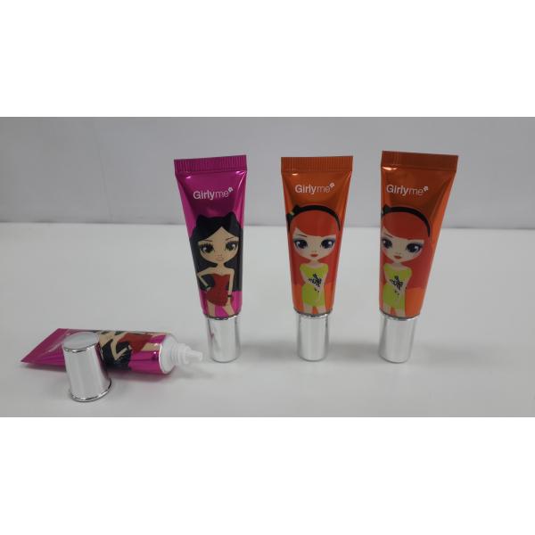 Buy 10g Eye Cream Packaging Shiny CAL Cosmetic Tube With Long Shoulder , Colorful Printing Diameter 19mm at wholesale prices