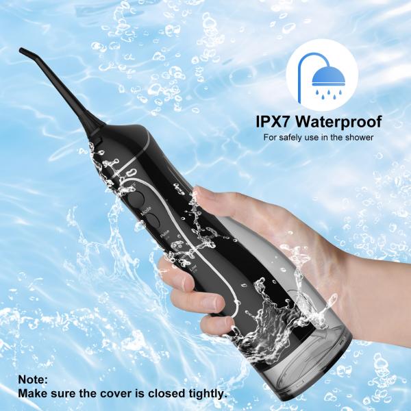 OEM Portable Oral Irrigator Water Flosser for Teeth Cleaning IPX7 Waterproof Grade and IS013485 Certificate