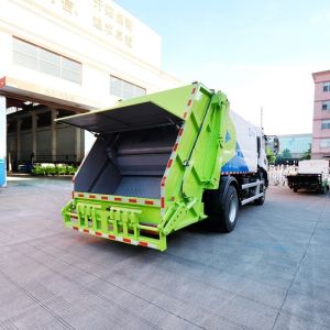 High Efficiency 18000KG Compressed Garbage Truck With EQ1180GL6DJ Chassis