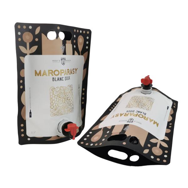 Double Bottom Stand Up Pouch Foil Pouch With Valve carbonated Drink Packaging food Packaging Pouch food Package Bag plastic Foil Pouch bagged Beverage