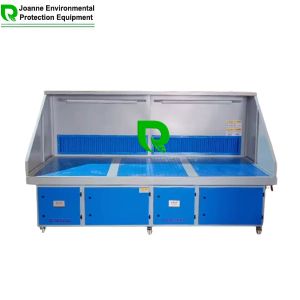 Industrial Downdraft Bench for Metal Polishing Dust Collection