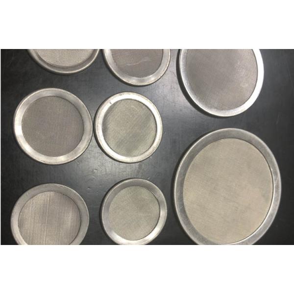 Precision Wire Mesh Filter Screen , Stainless Steel Filter Disc 0.5-5mm Thickness