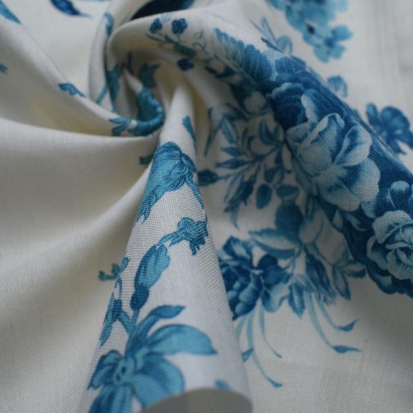 Dress Floral Breathable Viscose Rayon Fabric Crepe Print