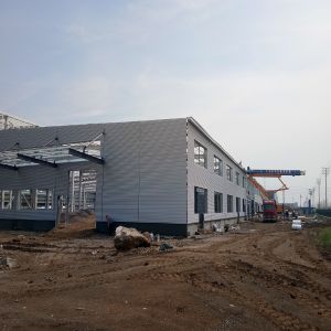 Q345B S355JR Steel Structure Building Construction Prefab Metal Frame Structure